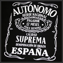 Camiseta personalizada serigrafía autonomos