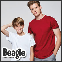 Camiseta para serigrafía modelo Beagle