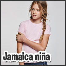 Camiseta de niña para serigrafía Jamaica