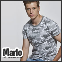 Camiseta con estampado de camuflaje modelo Marlo