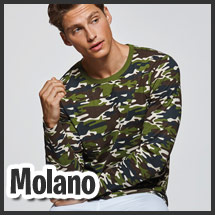 Camiseta de manga larga con estampado camuflaje Molano